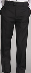 Pantalón de vestir negro para niños modelo serie 15