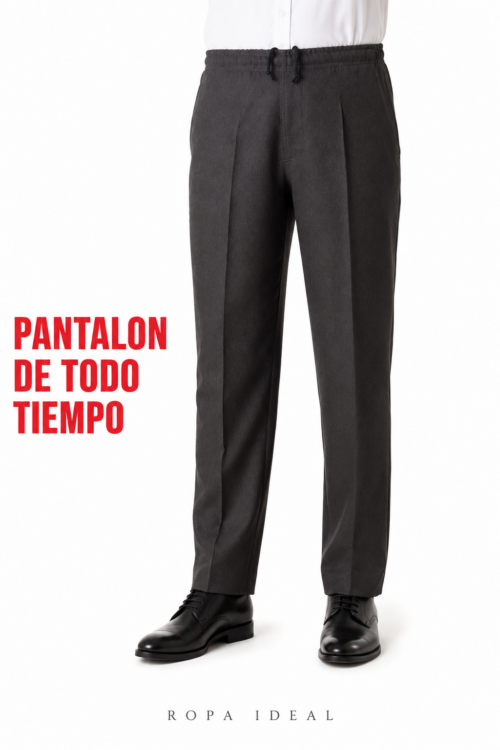 PANTALÓN VESTIR CON ELÁSTICO EN CINTURA QUIM 31401 BLAPER