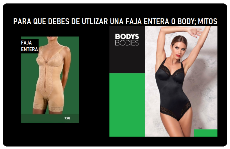 PARA QUE DEBES DE UTLIZAR UNA FAJA ENTERA O BODY; MITOS FALSOS
