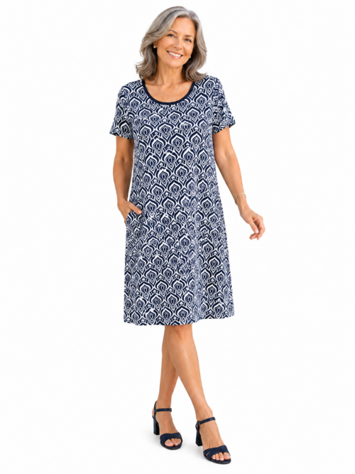 VESTIDO MOD 2890 MANGA CORTA