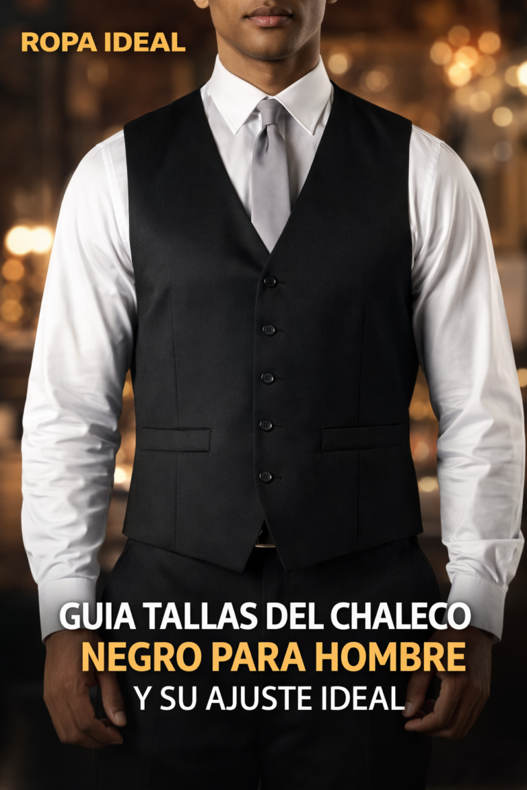 GUÍA TALLAS DE CHALECO PARA HOMBRE Y SU AJUSTE IDEAL