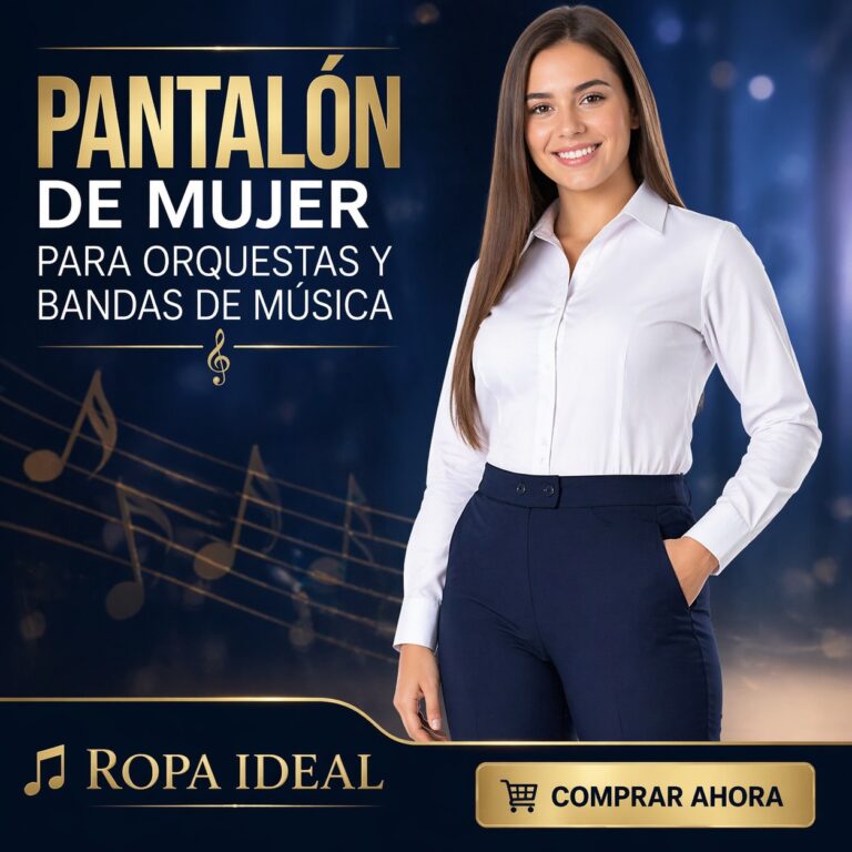 PANTALÓNES BLAPER PARA ORQUESTAS Y BANDAS DE MÚSICA DE MUJER