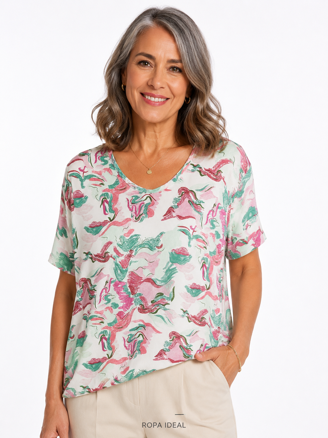 MODELO 252 BLUSA MUJER TALLA 4XL