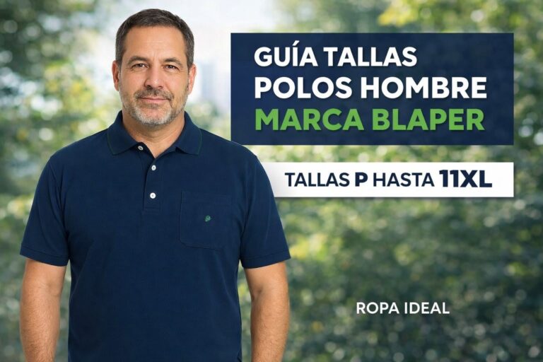 GUIA TALLAS POLO HOMBRES TALLAS P HASTA 11XL