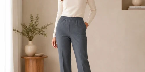 Pantalón de Punto Mujer